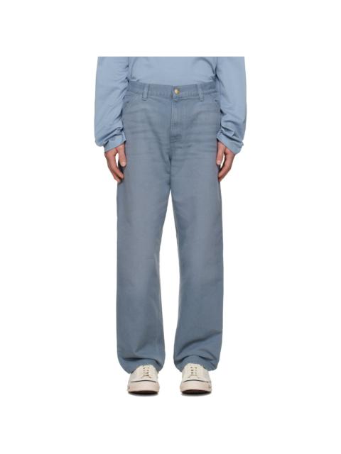 Carhartt WIP Blue Single Knee Trousers