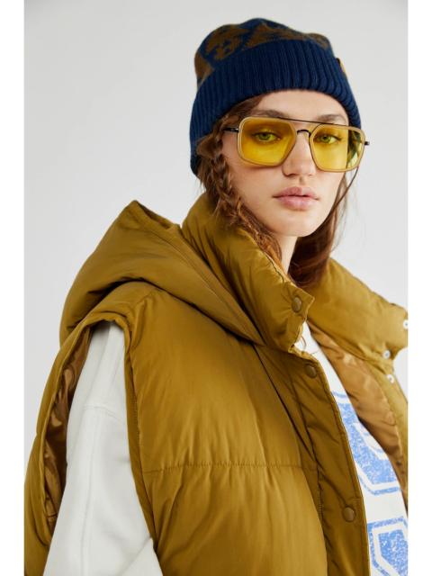 FREE PEOPLE Luna Classic Aviator Sunglasses