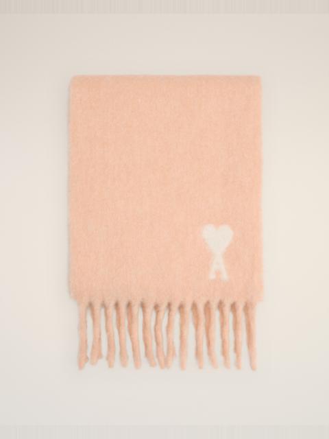 AMI Paris PINK ALPACA OFF WHITE AMI DE COEUR SCARF