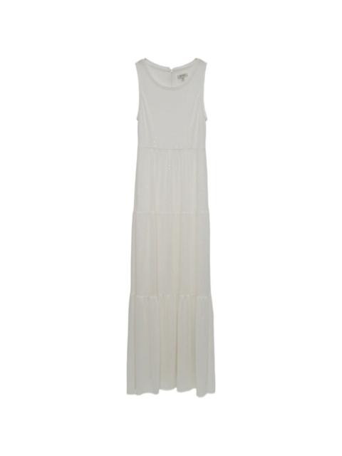 Brunello Cucinelli tiered maxi dress