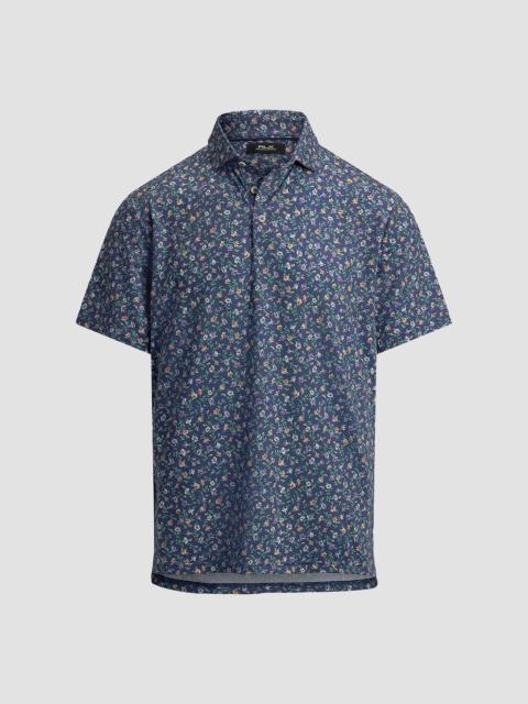Polo Ralph Lauren Men's Lightweight Airflow Knit Polo Shirt - Old Royal Hollyhock