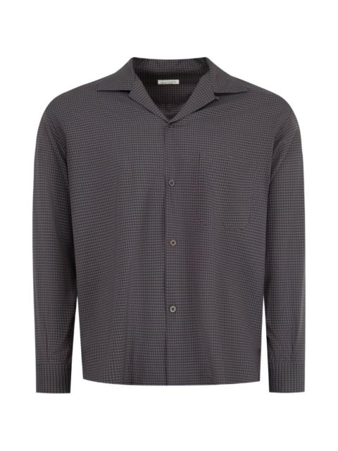 KAPTAIN SUNSHINE Summer plaid open-collar shirt