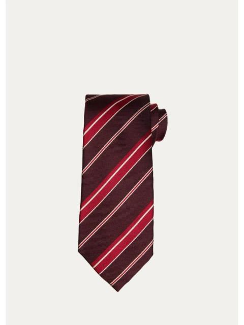 TOM FORD Men's Multi-Stripe Silk Tie