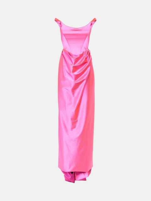 Camille satin gown