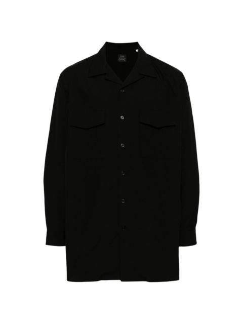 Yohji Yamamoto cuban-collar cotton shirt
