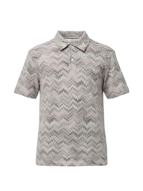 Missoni zigzag-pattern polo shirt