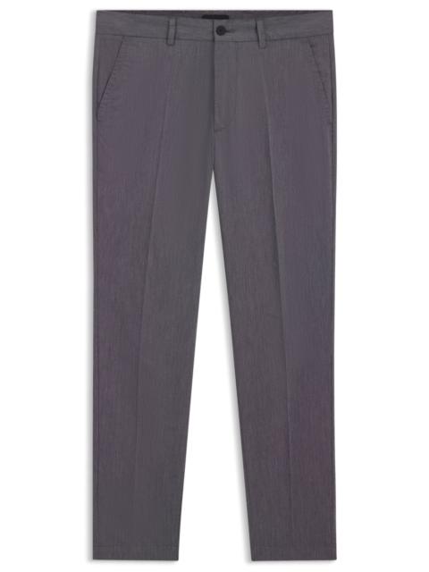 BOSS SLIM-FIT TROUSERS IN EASY-IRON POPLIN