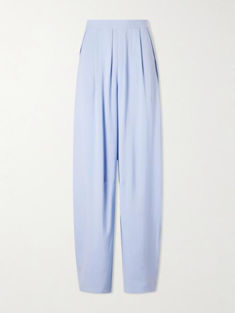 JAMIE HALLER Arc Silk Tapered Pants