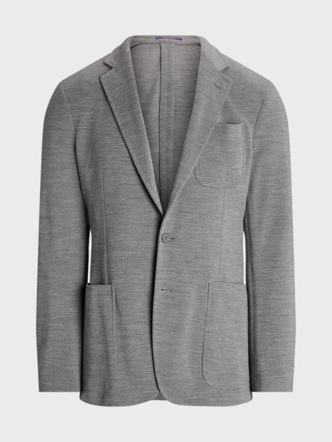 Men's Hadley Hand-Tailored Wool Piqué Blazer