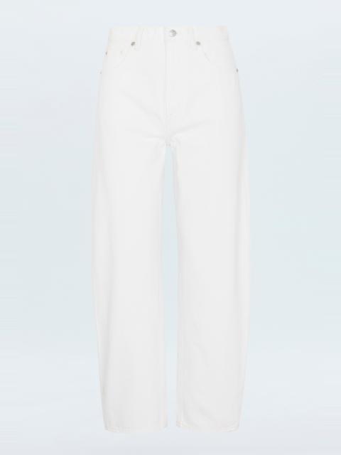 PISTOLA WES HIGH RISE BARREL JEAN - VIVID WHITE