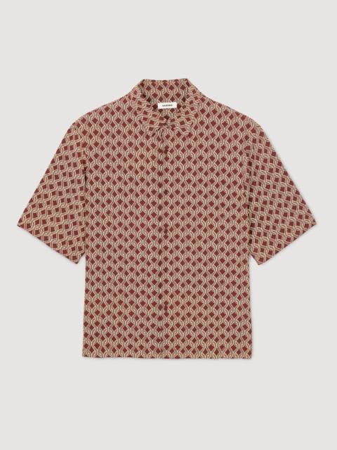 Sandro ROPE PRINT SHIRT