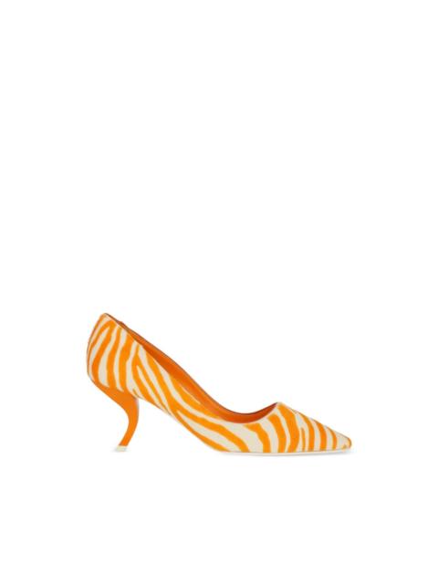 Roger Vivier zebra heel pumps