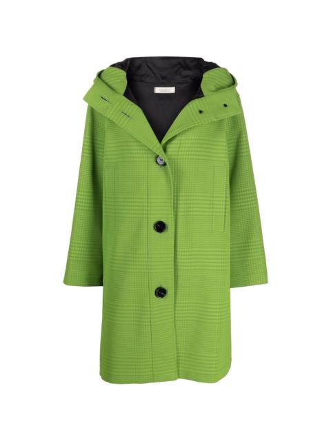 NINA RICCI hooded single-breasted coat