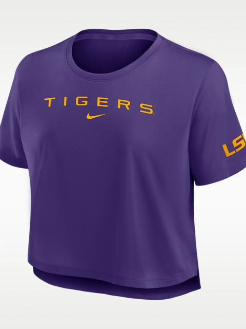 Nike LSU Premium Performance Women's Nike Dri-FIT Cropped Top