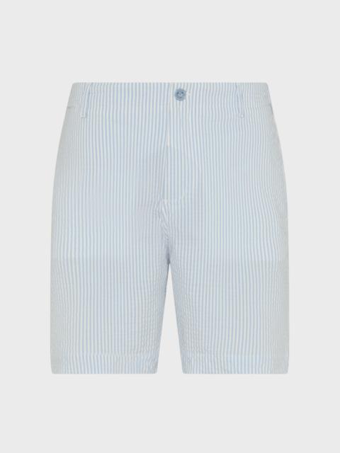 Vilebrequin MEN STRETCH COTTON BERMUDA SHORTS SEERSUCKERS STRIPES