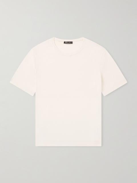 Loro Piana Mazzorbo Silk and Cotton-Blend Jersey T-Shirt