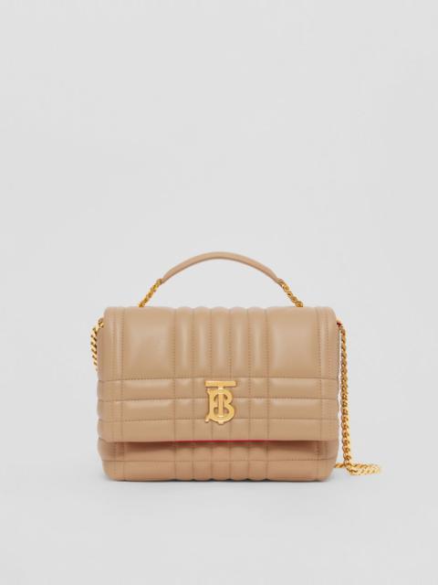 Burberry Small Quilted Lambskin Lola Satchel