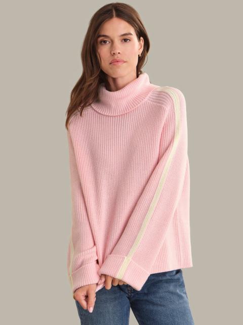 525 america Vida: Cotton Tipped Turtleneck Sweater