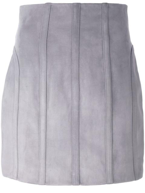 Balmain stitched detail pencil skirt