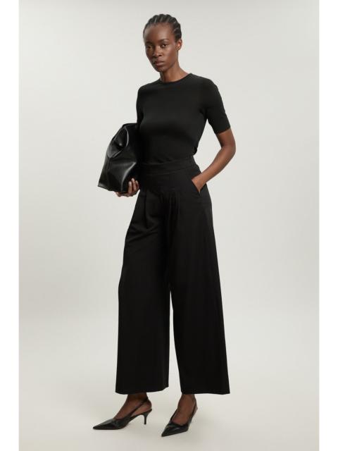 KAREN MILLEN Tailored Wide Leg Pleat Detail Trouser