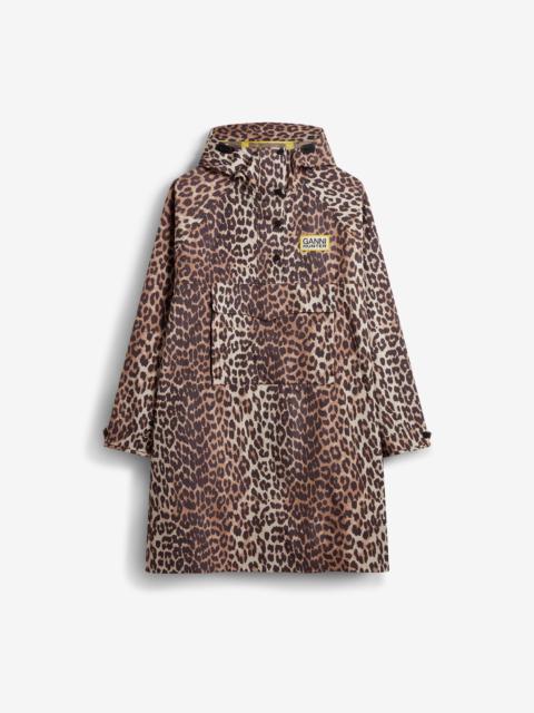 GANNI PONCHO IN 10K WATERPROOF SHELL
