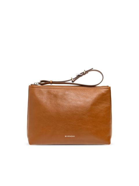 Voyou leather clutch bag