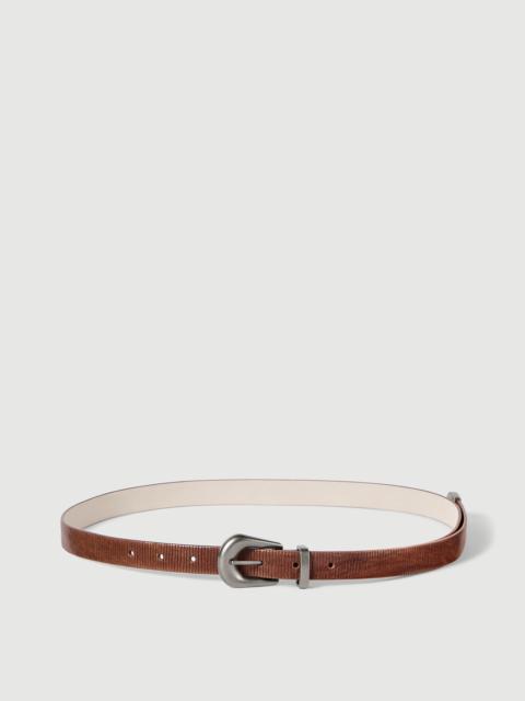 Brunello Cucinelli Carved leather belt