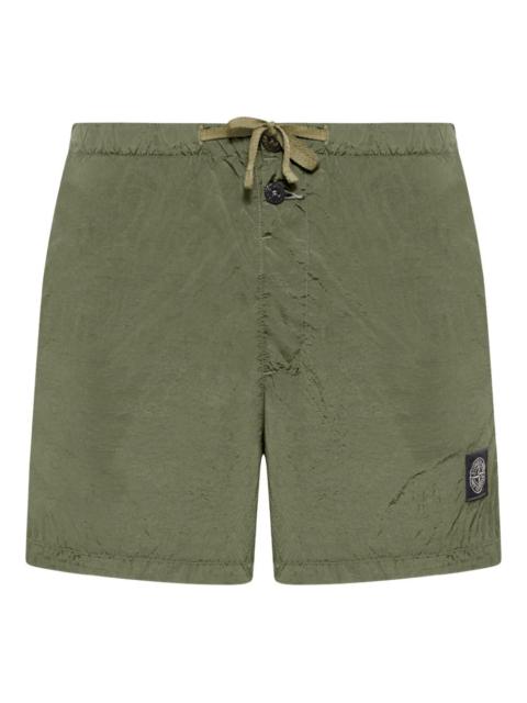 Stone Island drawstring patch shorts