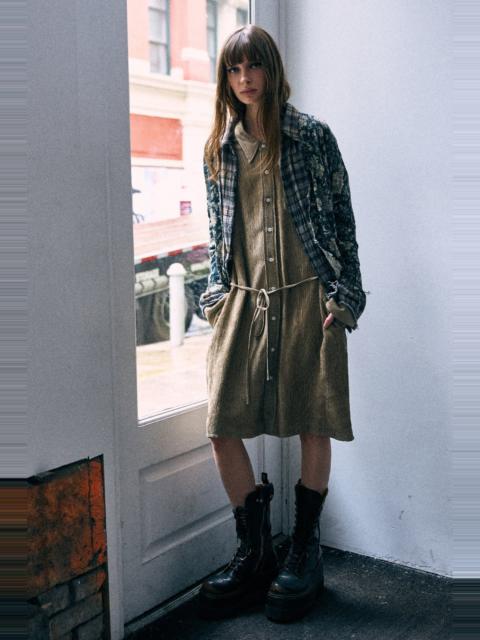 R13 Drop Neck Shirtdress