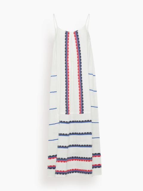 lemlem Nia Slip Dress in Kibebi Marine
