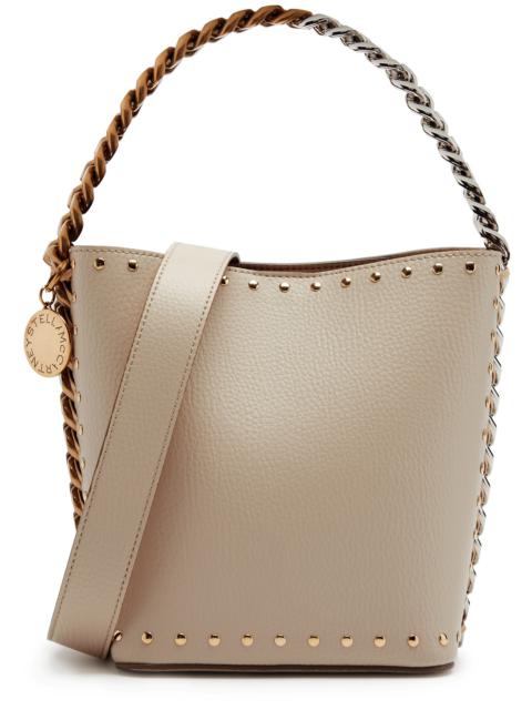 Frayme faux leather bucket bag