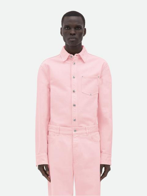 Bottega Veneta Pink Wash Denim Shirt
