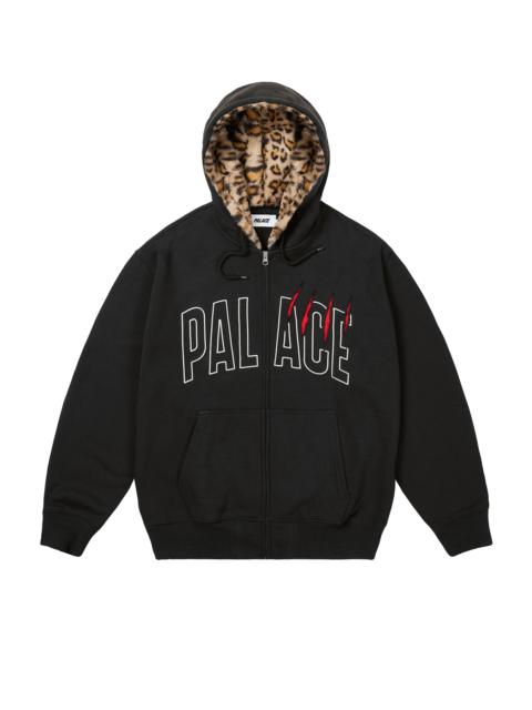 PALACE CLAW ZIP HOOD BLACK