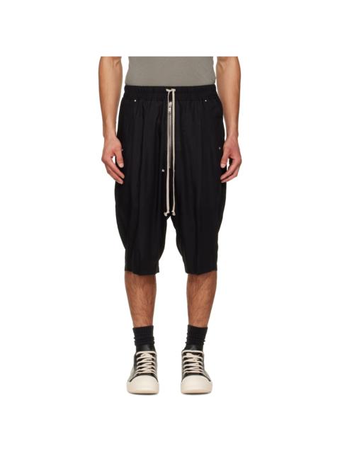 Rick Owens Black Temple Bela Pods Shorts