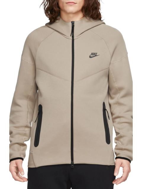 Tech Fleece Windrunner Zip Hoodie in Khaki/Black