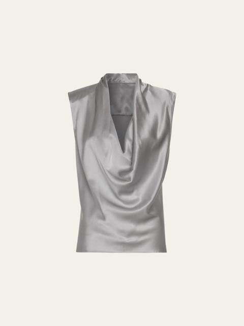 RAMY BROOK Gregory Cowl-Neck Silk Blouse