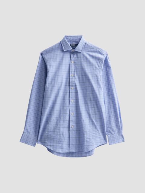 Polo Ralph Lauren Men's Classic-Fit Check Poplin Shirt - White Blue Multi
