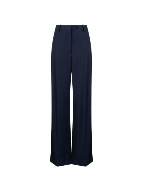 straight-leg tailored trousers