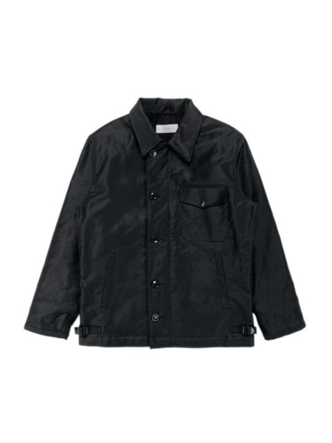 The Real McCoys BJ25101 Buco Civilian Collared Deck Jacket Black