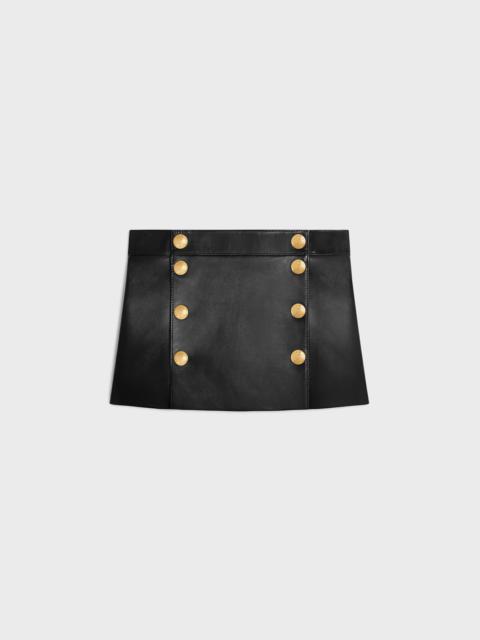 CELINE mini skirt in soft lambskin
