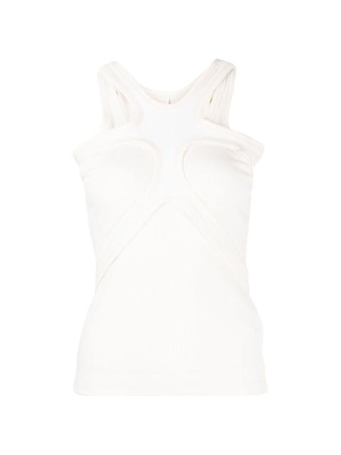 Multilock cotton tank top