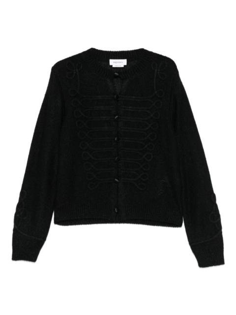 Alexander McQueen braided-detail button cardigan