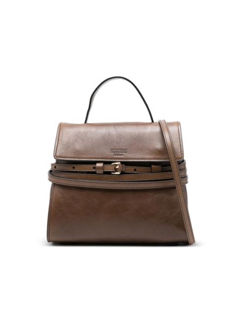 Moschino small Tie me buckle-strap tote bag