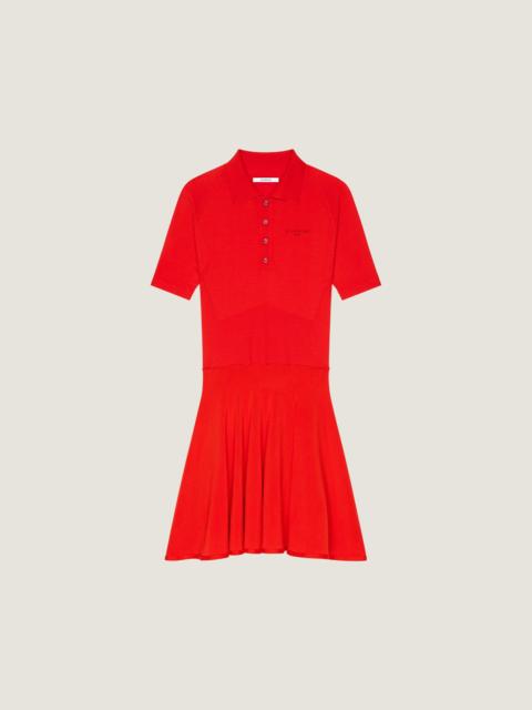 Givenchy MINI POLO DRESS IN SECOND SKIN EFFECT KNIT