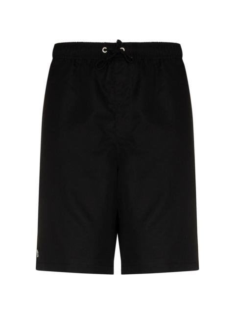 LACOSTE logo-patch track shorts