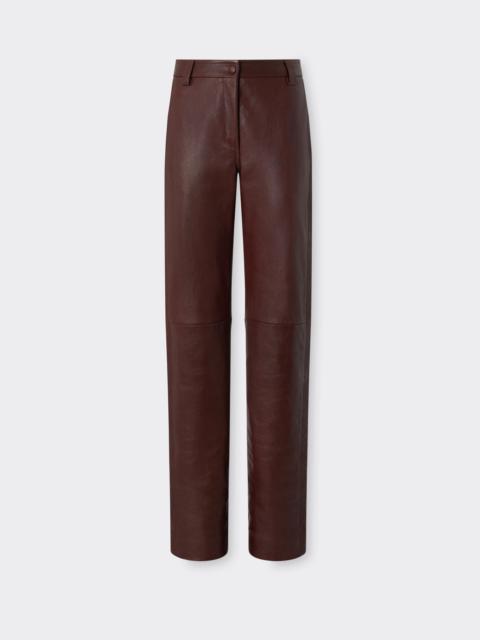 Ferrari Straight-leg Leather Trousers