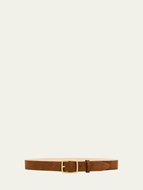 rag & bone Boyfriend Calf Leather Belt
