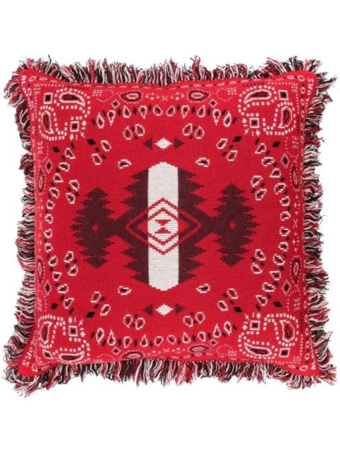 Alanui Bandana cashmere pillow