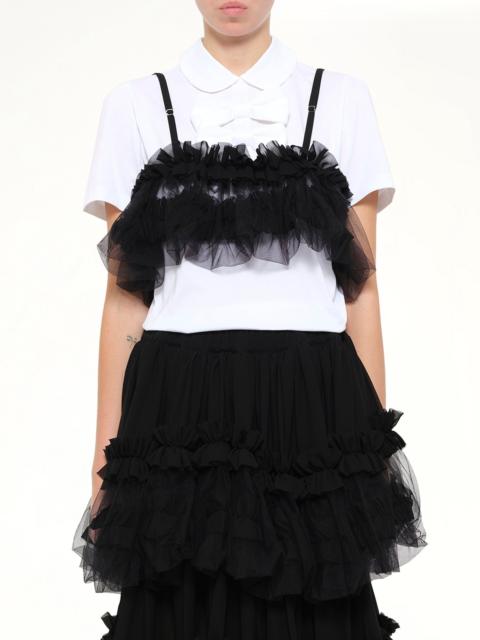 Noir Kei Ninomiya Organza Vest in Black