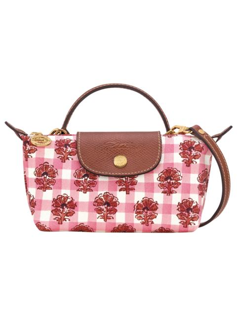 Longchamp Le Pliage Collection XS Pouch Blush - Canvas